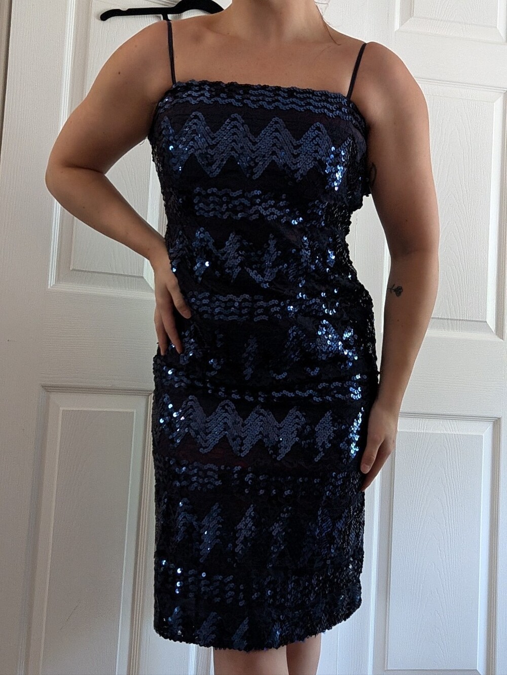Vintage 90s Sequin Party Dress